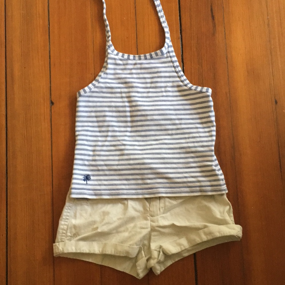 Lilly Pulitzer shirt and RL shorts